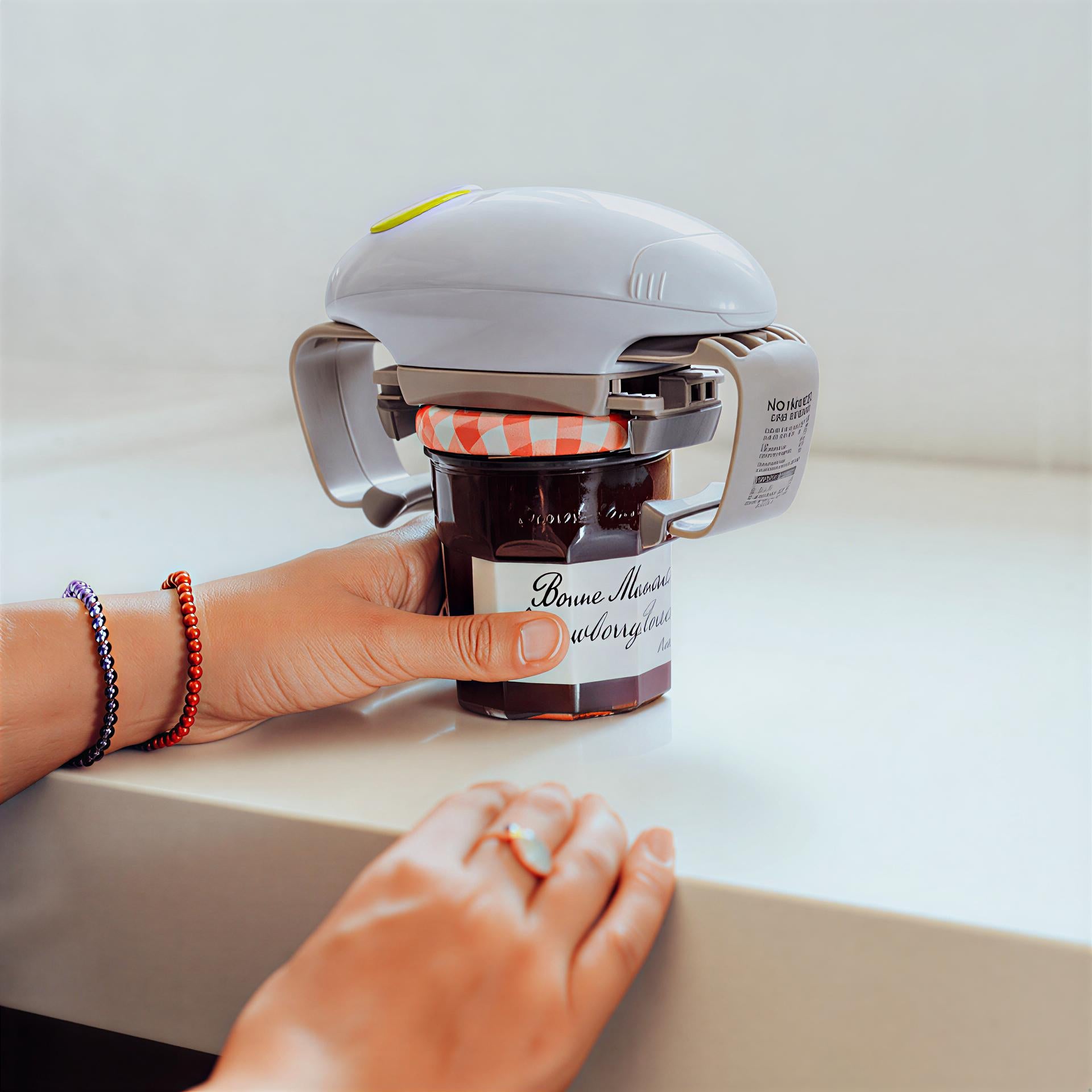 Automatic Easy-Grip Jar Opener (Hands-Free for Seniors)